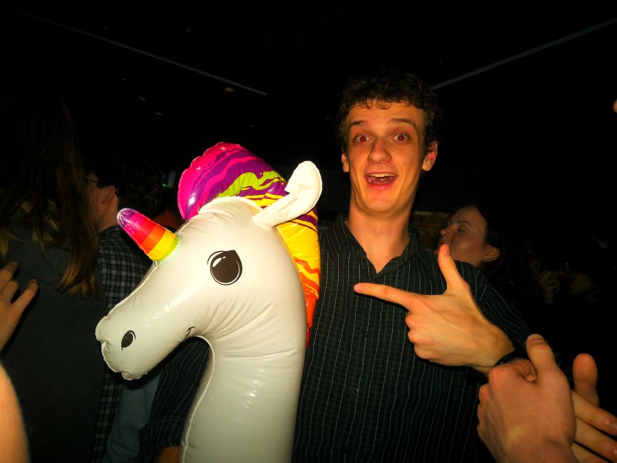 Ricky Jamaraz and his unicorn